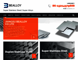 bealloy.com screenshot