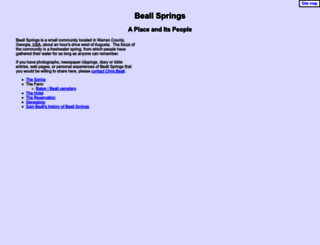 beallsprings.org screenshot