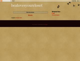 bealovesyourcloset.blogspot.com screenshot