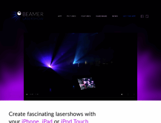 beamerlasershow.com screenshot