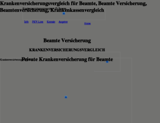 beamten-versicherung.com screenshot
