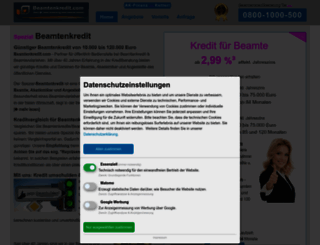 beamtenkredit.com screenshot