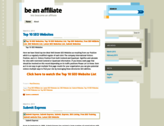 beanafiliate.wordpress.com screenshot