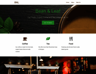 beanandleafroyaloak.com screenshot