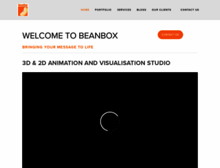 beanboxanimation.co.uk screenshot