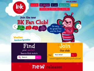 beaniekids.com screenshot