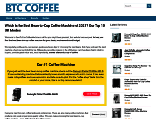 beantocupcoffee.co.uk screenshot