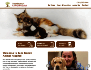 bearbranchanimalhospital.com screenshot