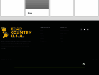 bearcountryusa.com screenshot
