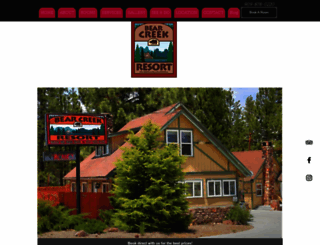 bearcreek-resort.com screenshot