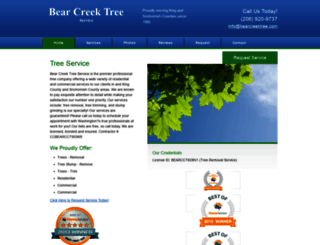 bearcreektree.com screenshot