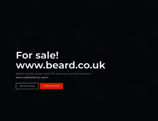 beard.co.uk screenshot