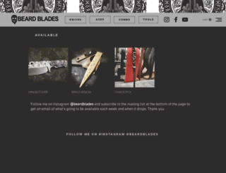 beardblades.com screenshot