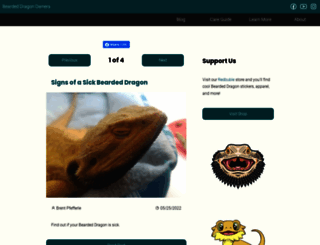 beardeddragonowners.com screenshot