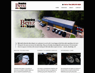 beardenbenzrepair.com screenshot