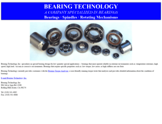bearing-tech.com screenshot