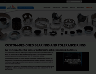 bearings.saint-gobain.com screenshot