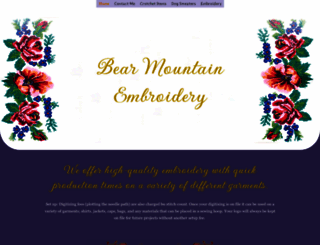 bearmountainembroidery.com screenshot