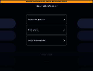 bearrockcafe.com screenshot