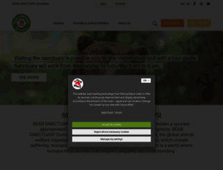 bearsanctuary-domazhyr.org screenshot