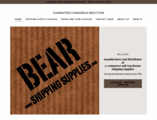 bearshippingsupplies.com screenshot