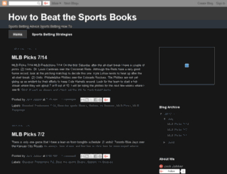 beat-the-sports-books.blogspot.com screenshot