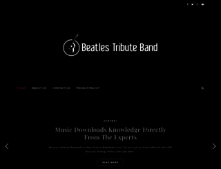 beatlestributeband.co.uk screenshot