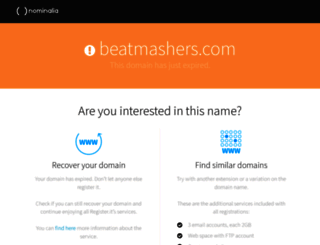 beatmashers.com screenshot