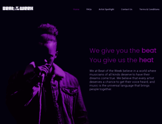 beatoftheweek.com screenshot