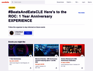 beatsandeatscle.eventbrite.com screenshot