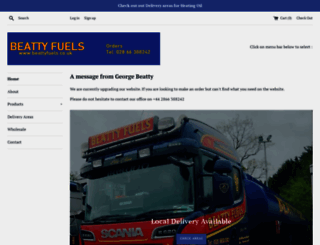beattyfuels.com screenshot