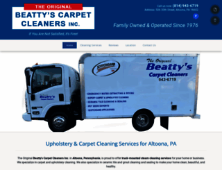 beattyscarpetcleanersinc.com screenshot