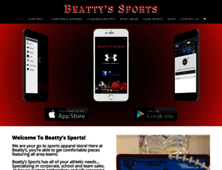 beattyssports.com screenshot