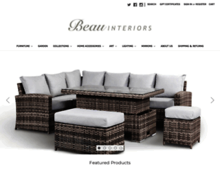 beau-interiors.com screenshot