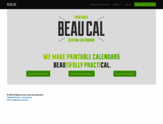 beaucal.com screenshot