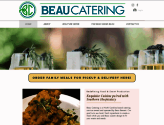 beaucatering.com screenshot