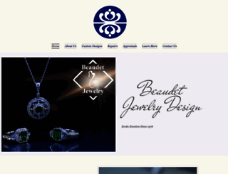beaudetjewelry.com screenshot