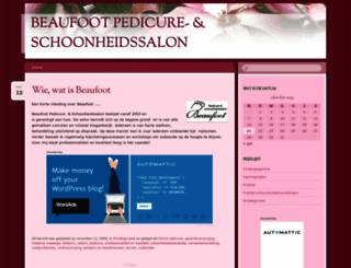 beaufoot.nl screenshot