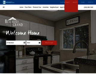 beaumontgrandapts.com screenshot