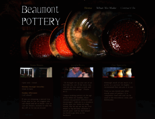 beaumontpottery.com screenshot