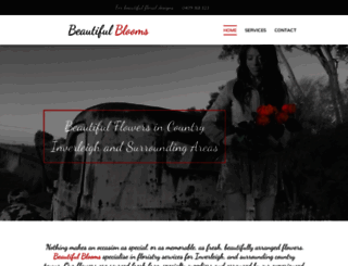 beautifulblooms.com.au screenshot