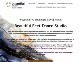 beautifulfeetdancestudio.com screenshot