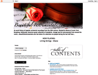 beautifulinstrumentals.com screenshot
