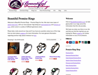 beautifulpromiserings.com screenshot