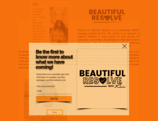 beautifulresolve.com screenshot
