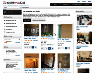 beautifulwalldecals.com screenshot