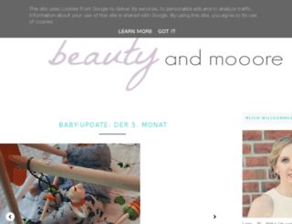 beauty-and-mooore.blogspot.de screenshot