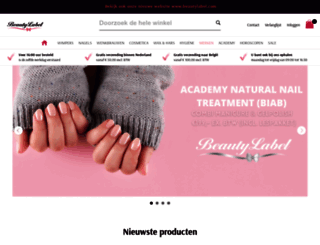beauty-label.nl screenshot