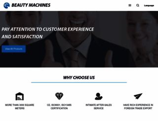 beauty-machines.com screenshot