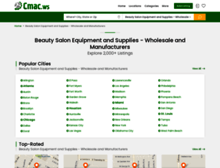 beauty-salon-supply-wholesalers.cmac.ws screenshot